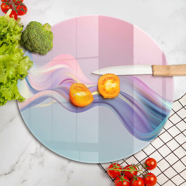 Skleněné krájecí prkénko Pastelové abstrakce
