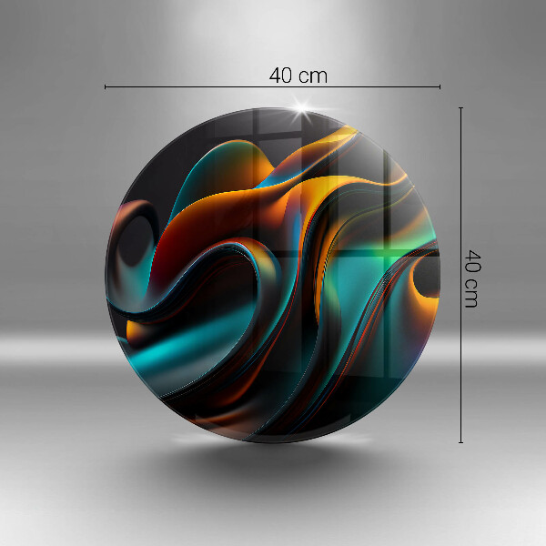 Krájecí prkénko skleněné Barevná abstrakce