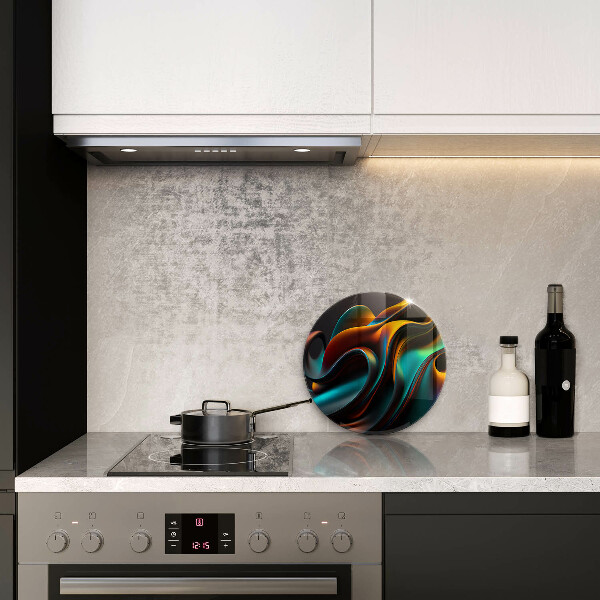 Krájecí prkénko skleněné Barevná abstrakce