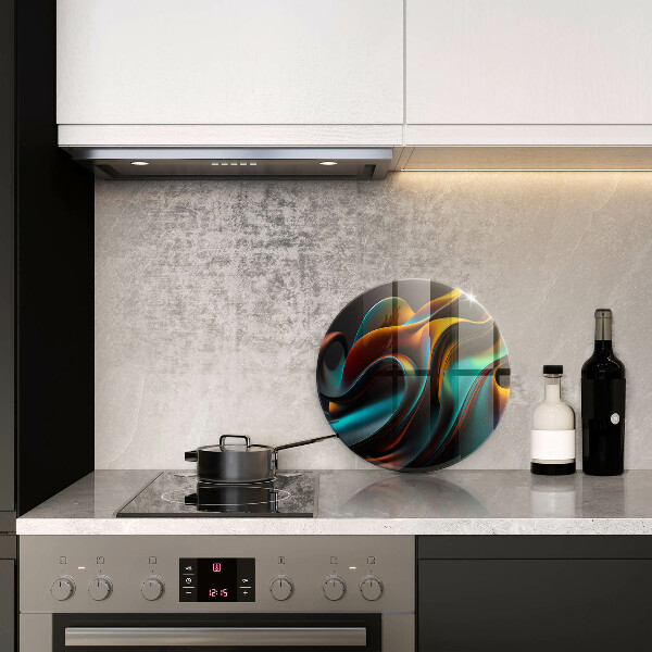 Krájecí prkénko skleněné Barevná abstrakce