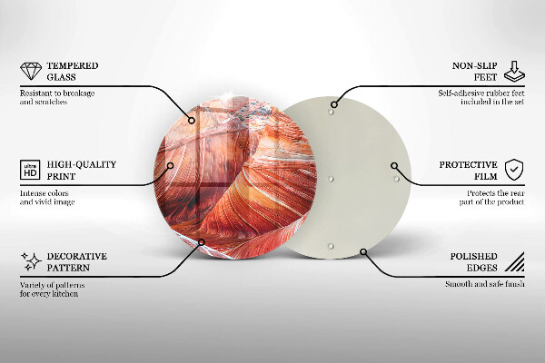 Skleněná krájecí deska Grand canyon