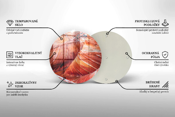 Skleněná krájecí deska Grand canyon