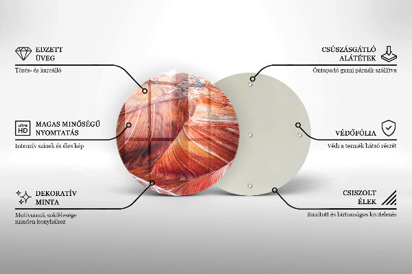 Skleněná krájecí deska Grand canyon