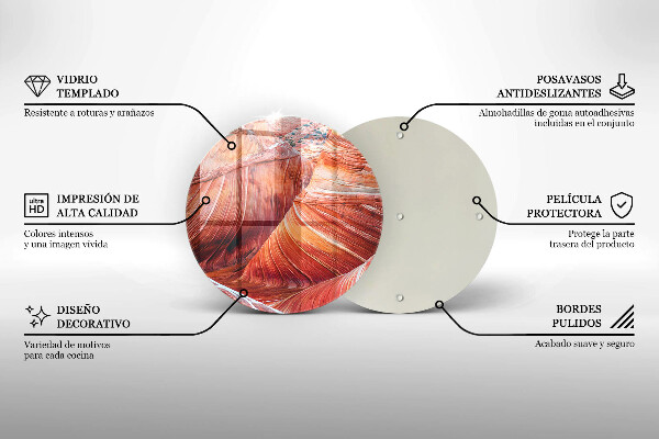 Skleněná krájecí deska Grand canyon