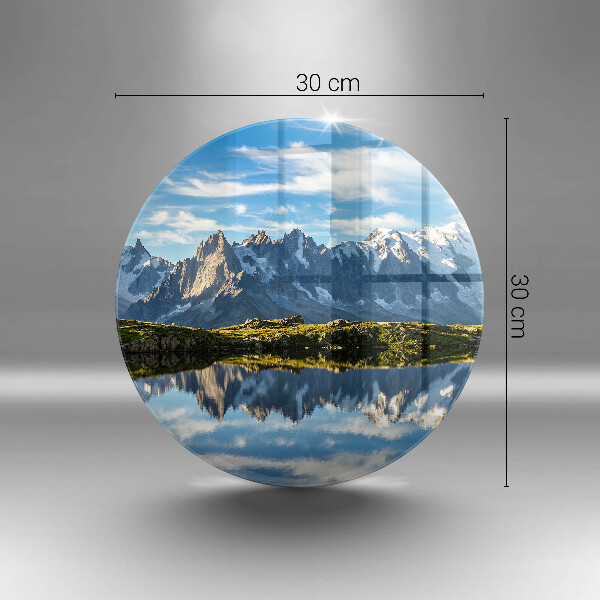 Skleněná deska do kuchyně Horská krajina