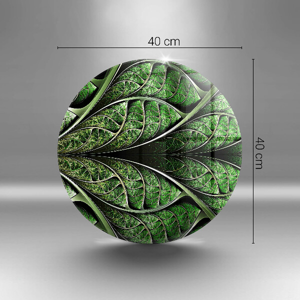 Skleněná deska do kuchyně Struktura žilek listu