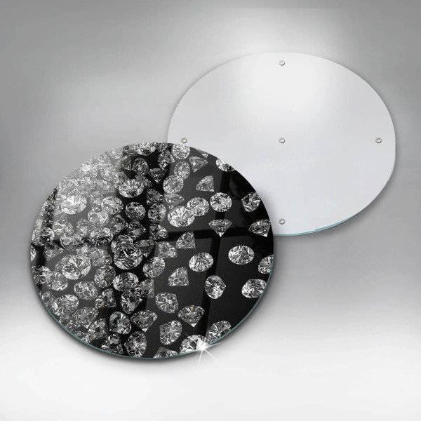 Skleněná deska do kuchyně Diamanty diamanty