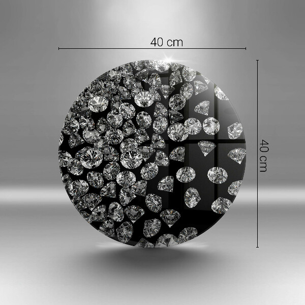 Skleněná deska do kuchyně Diamanty diamanty