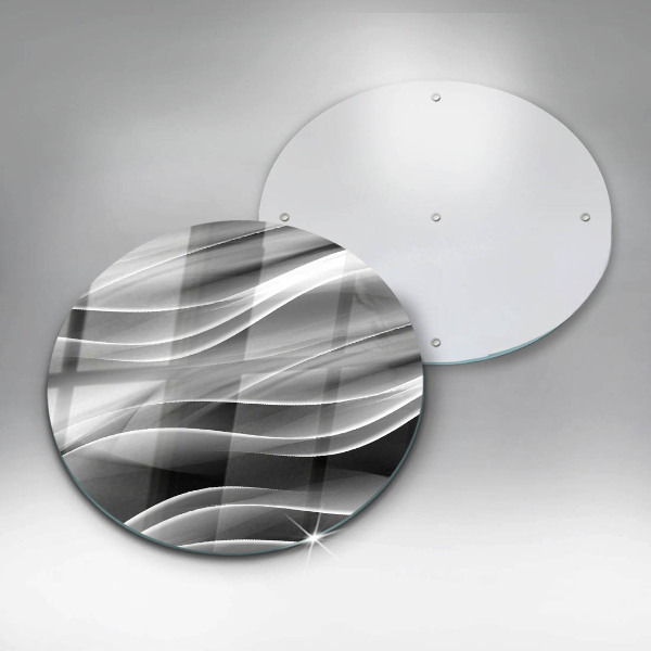 Skleněná deska do kuchyně Abstraktní linie kouře