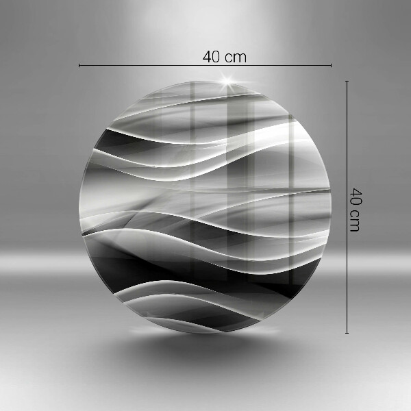 Skleněná deska do kuchyně Abstraktní linie kouře