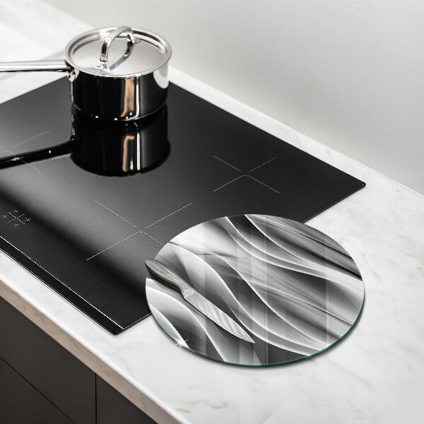 Skleněná deska do kuchyně Abstraktní linie kouře