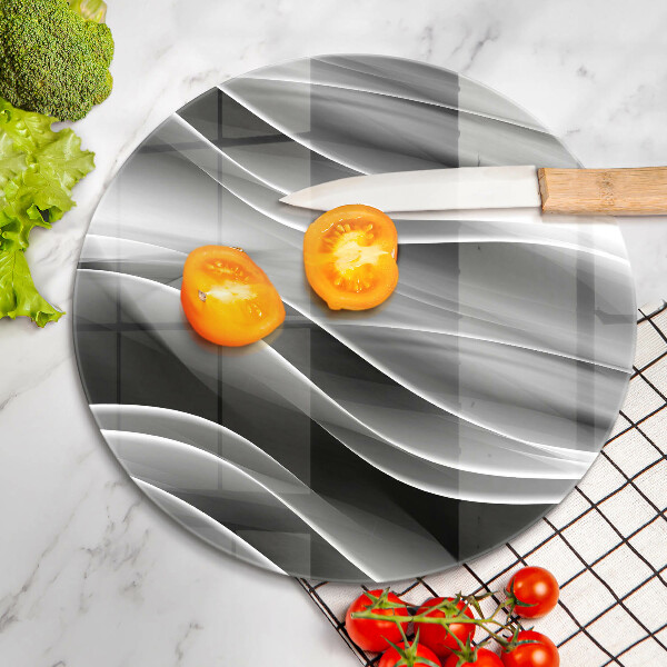 Skleněná deska do kuchyně Abstraktní linie kouře