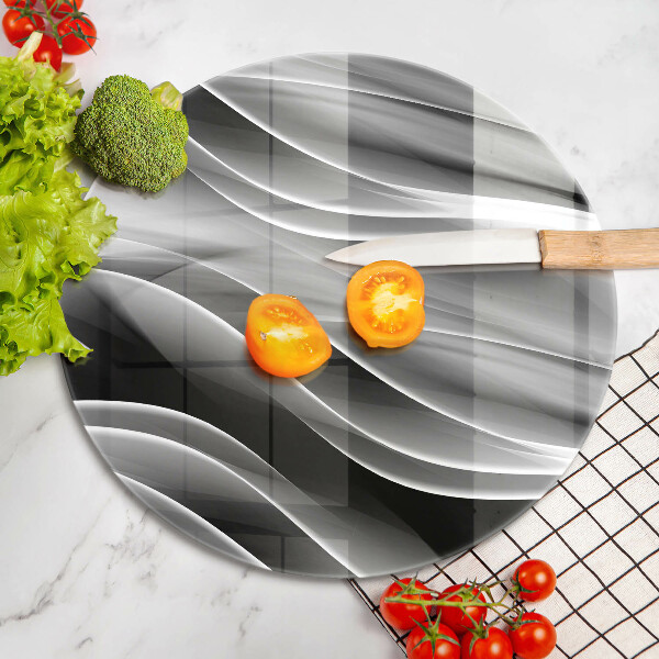 Skleněná deska do kuchyně Abstraktní linie kouře