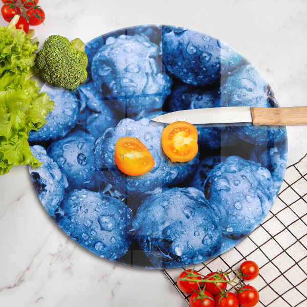 Skleněná deska do kuchyně Šťavnaté borůvky