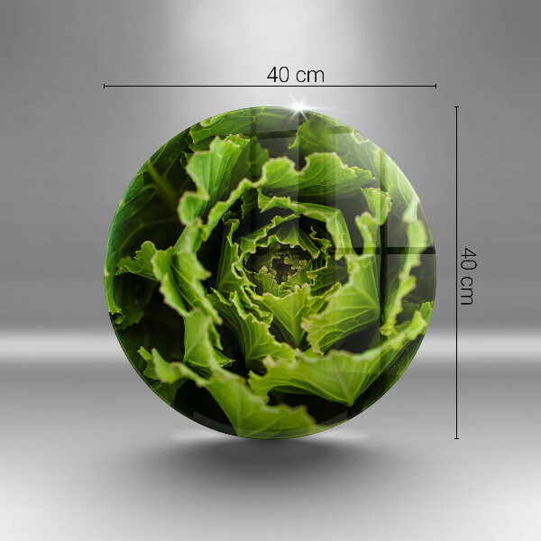 Skleněná deska do kuchyně Jíst listy salátu