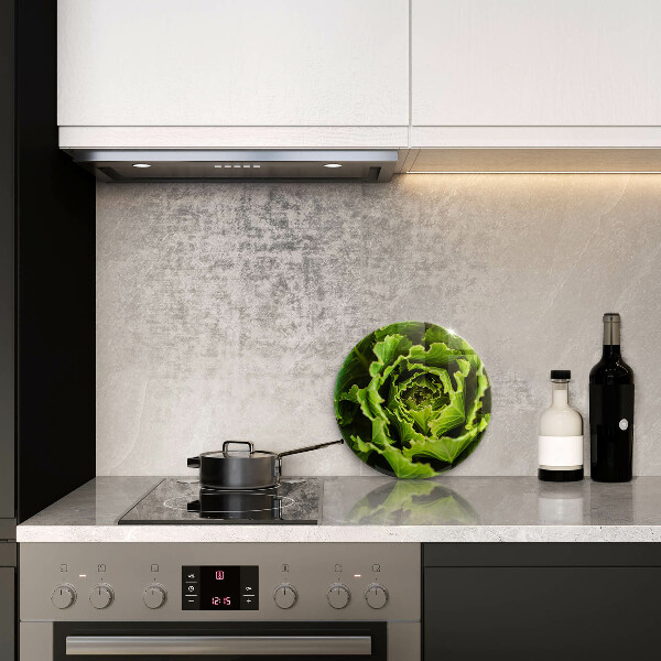 Skleněná deska do kuchyně Jíst listy salátu