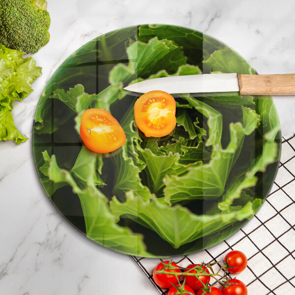 Skleněná deska do kuchyně Jíst listy salátu