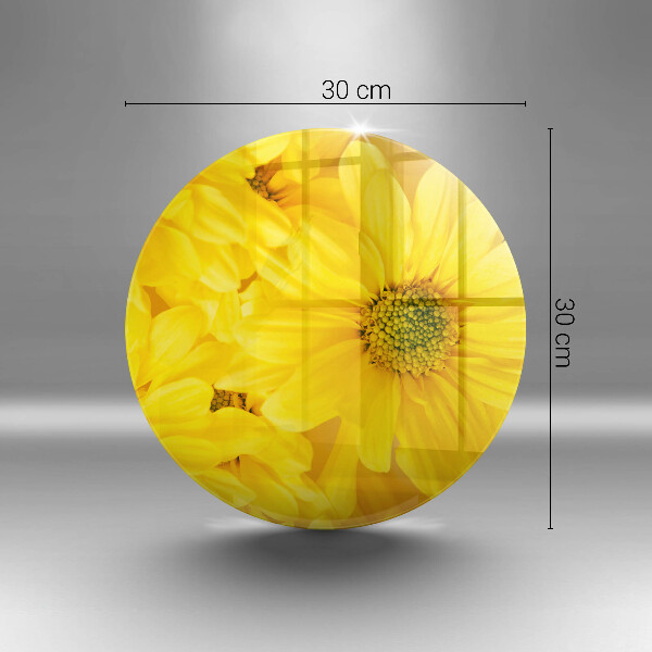 Skleněná deska do kuchyně Okvětní lístky