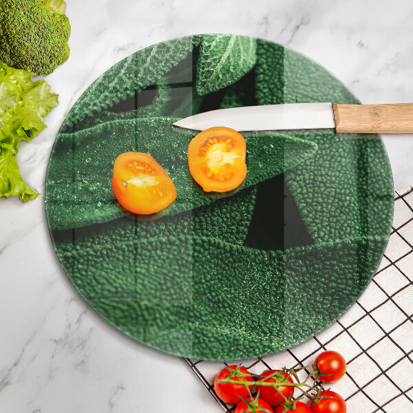 Skleněná deska do kuchyně Listy rostliny