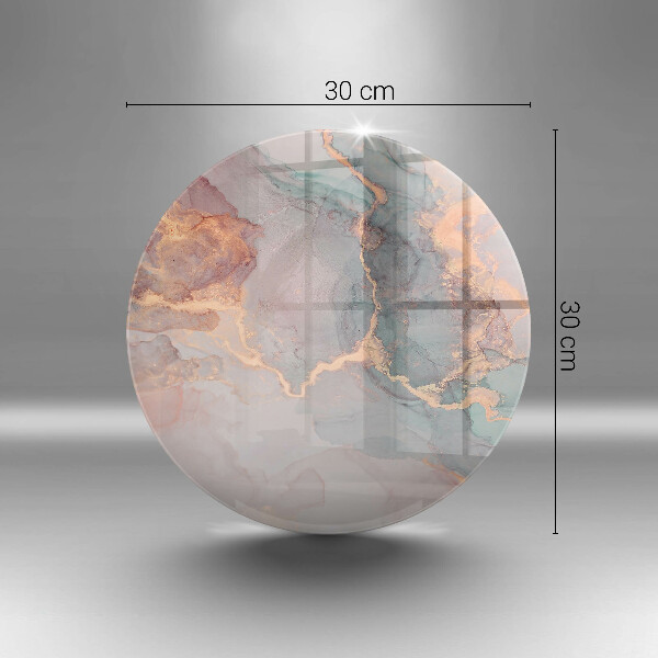 Skleněná deska do kuchyně Mramor se zlatem