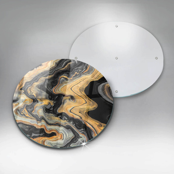 Skleněná deska do kuchyně Abstraktní struktura