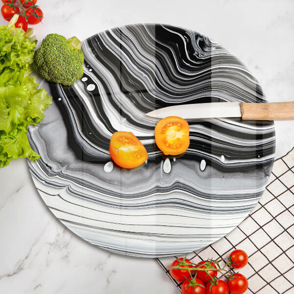 Skleněná deska do kuchyně Inkoustová abstrakce