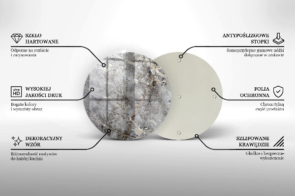 Skleněná deska do kuchyně Textura kamene
