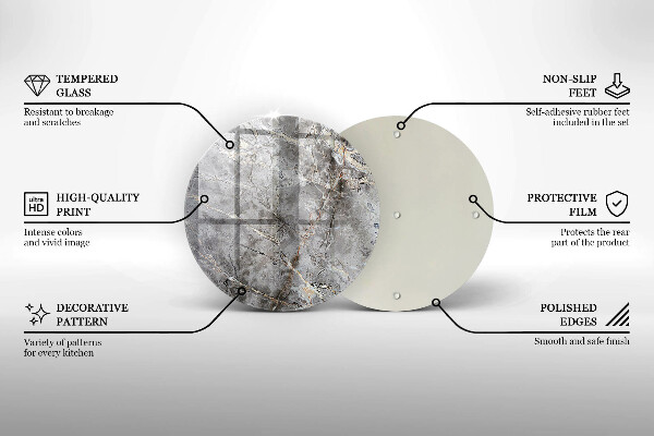 Skleněná deska do kuchyně Textura kamene