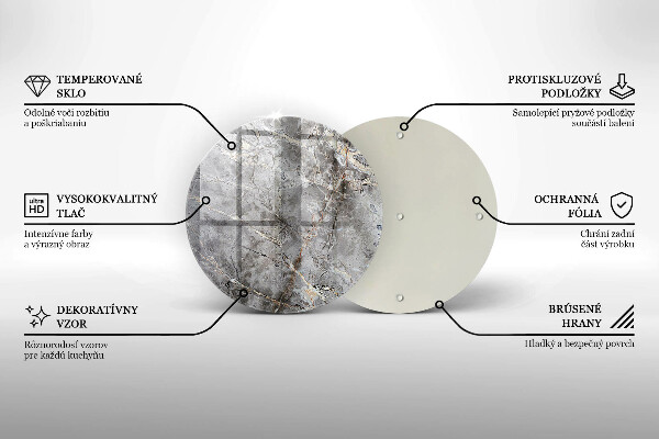 Skleněná deska do kuchyně Textura kamene