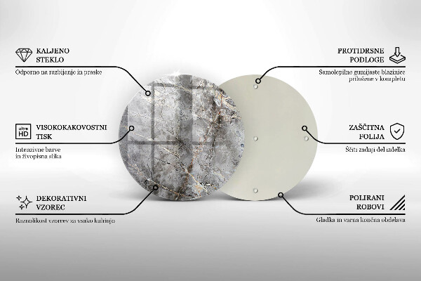 Skleněná deska do kuchyně Textura kamene