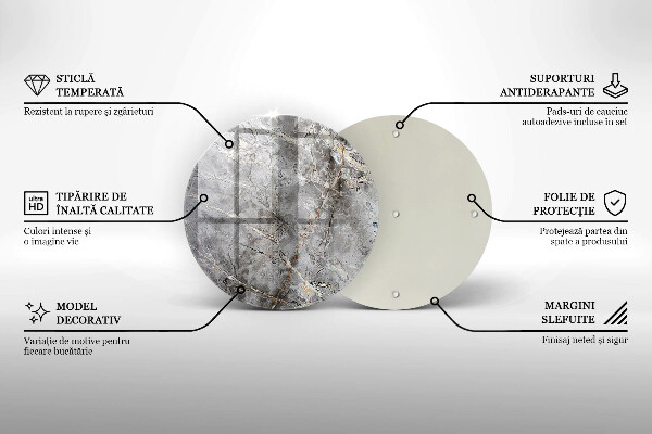 Skleněná deska do kuchyně Textura kamene