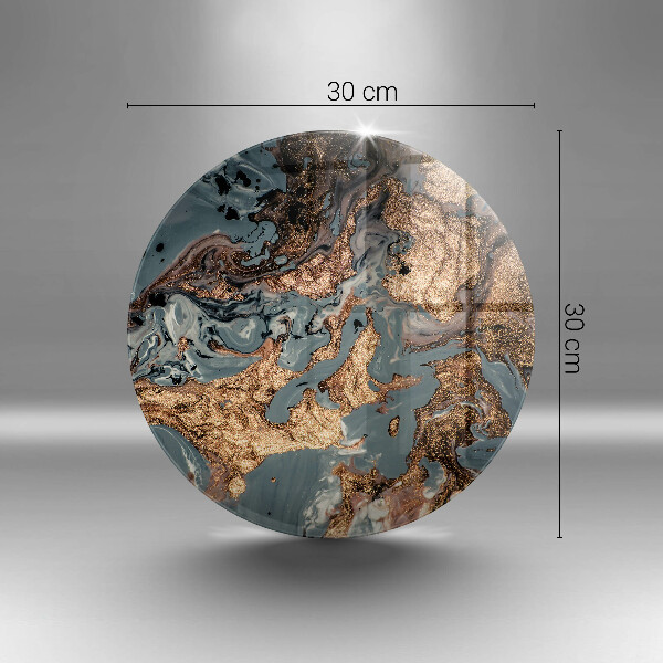 Krájecí prkénko skleněné Zlatá skalní struktura