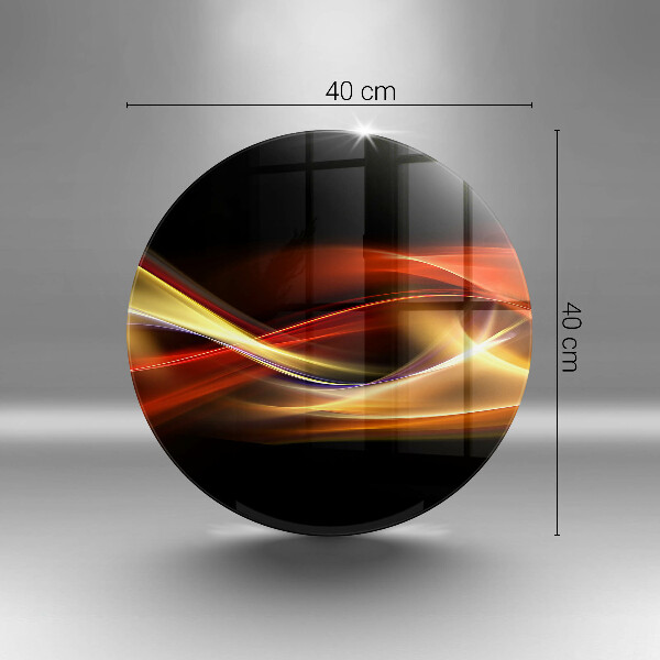 Skleněná deska do kuchyně Abstraktní kouř a světlo