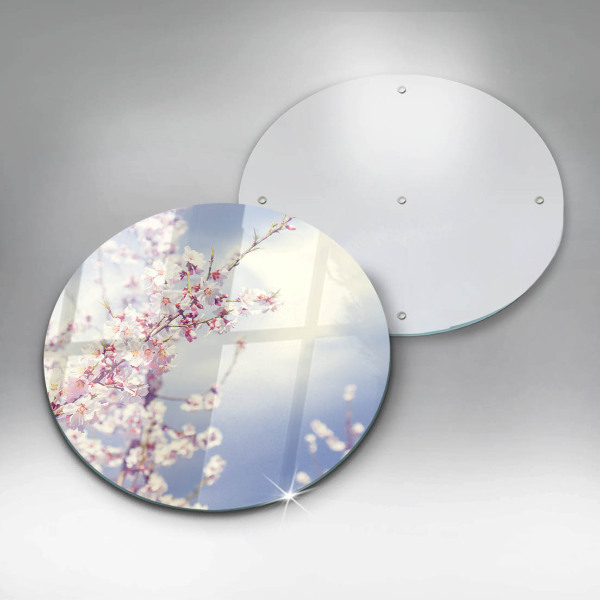 Skleněná deska do kuchyně Kvetoucí strom