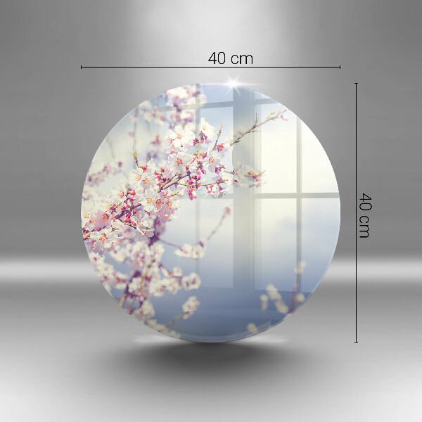 Skleněná deska do kuchyně Kvetoucí strom