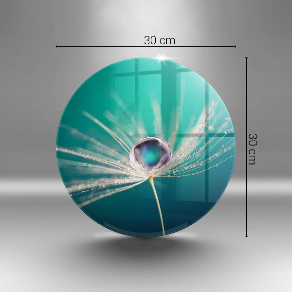 Skleněná deska do kuchyně Rosa na pampelišce