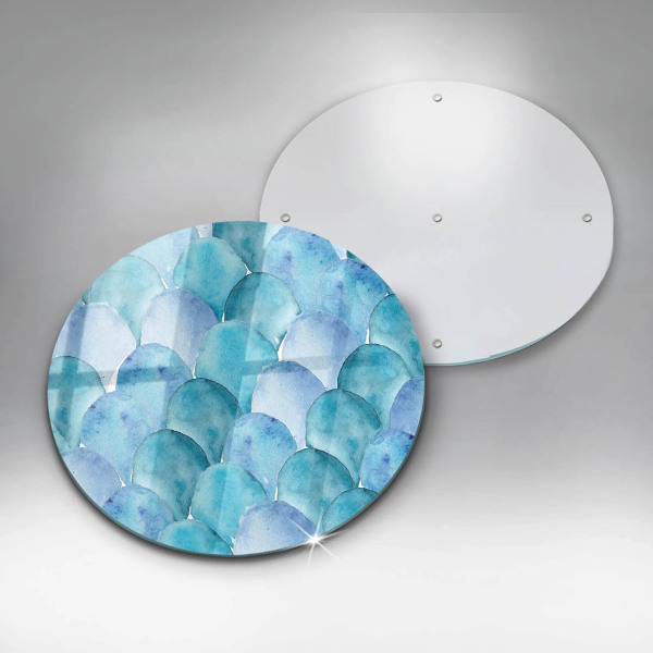 Skleněné krájecí prkénko Akvarelové váhy