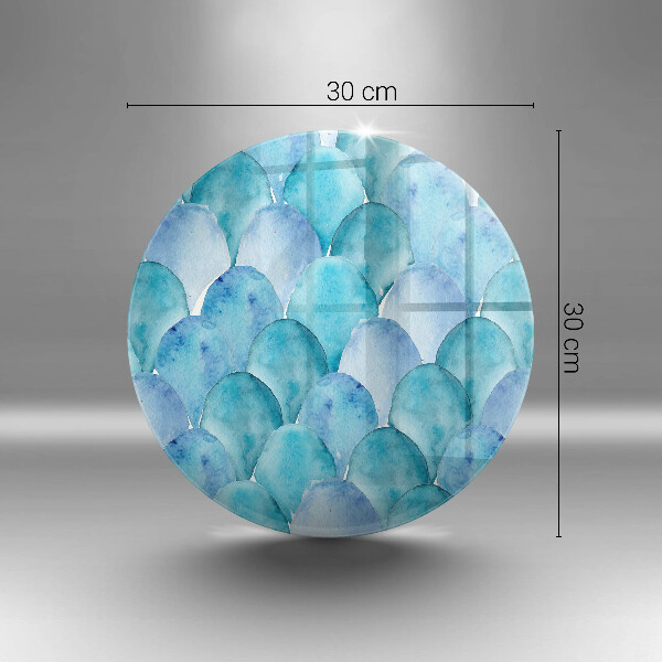 Skleněné krájecí prkénko Akvarelové váhy