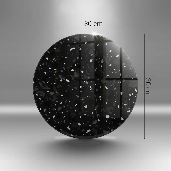 Skleněné krájecí prkénko Tmavá kamenina