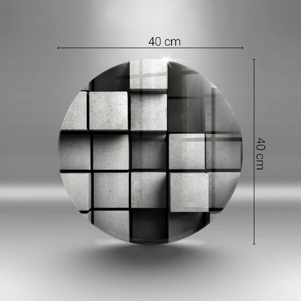 Skleněné krájecí prkénko 3d geometrie pozadí