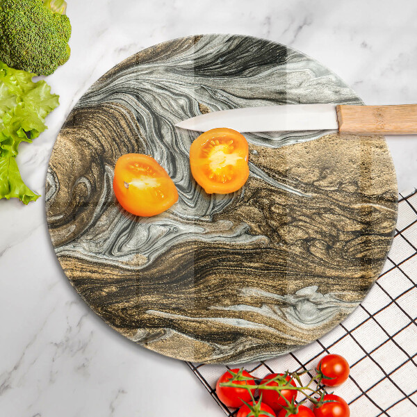 Skleněné krájecí prkénko Bohatá abstrakce