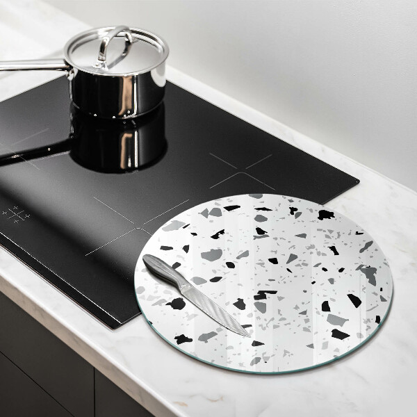 Skleněné krájecí prkénko Dekorativní kamenina