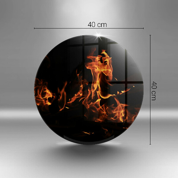 Skleněné krájecí prkénko Zapal živý plamen