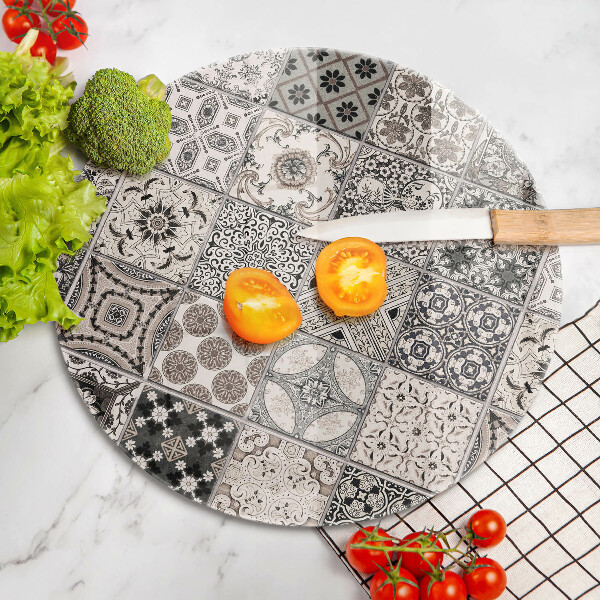 Skleněná deska do kuchyně Dekorativní dlaždice