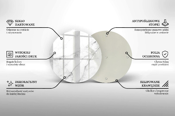 Skleněná deska do kuchyně Elegantní textura mramoru