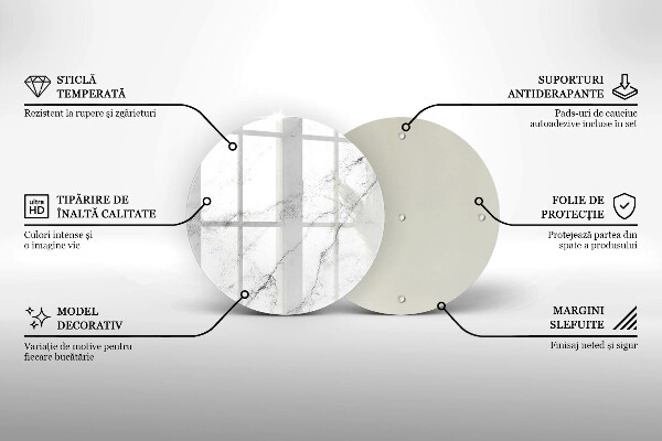 Skleněná deska do kuchyně Elegantní textura mramoru