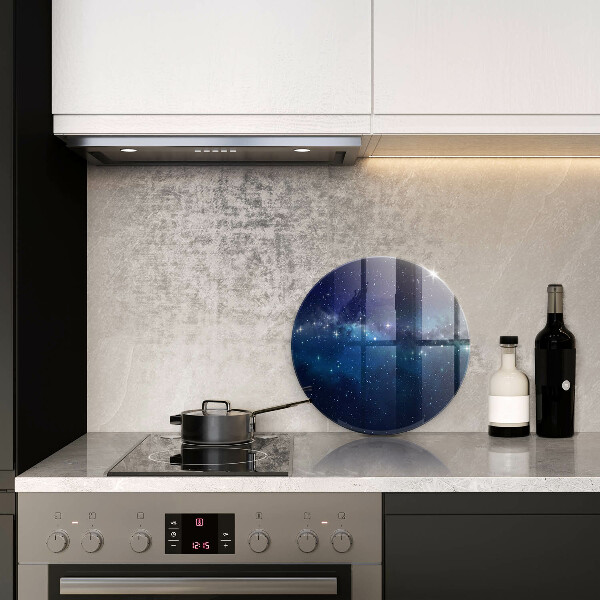 Skleněná deska do kuchyně Vesmír a hvězdy