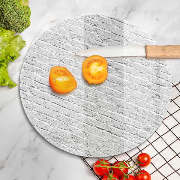 Skleněná deska do kuchyně Cihlová zeď