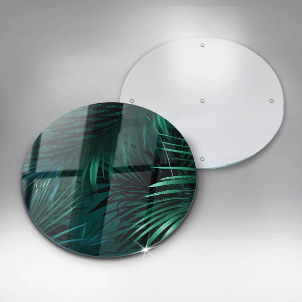 Skleněná deska do kuchyně Listy divoké džungle