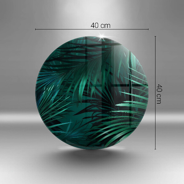 Skleněná deska do kuchyně Listy divoké džungle